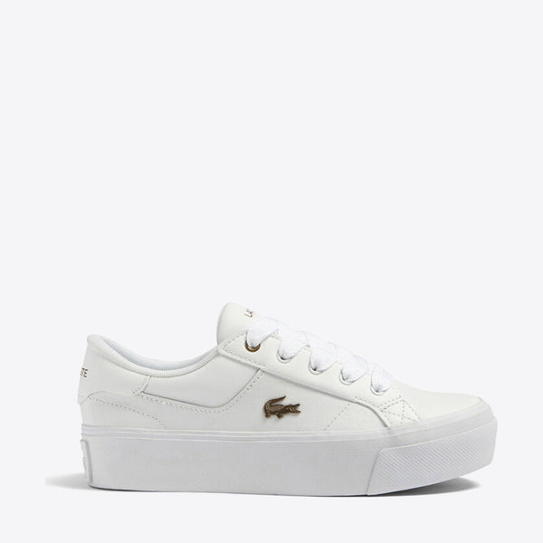 Shop LACOSTE 2023 SS Platform Casual Style Leather Logo Platform & Wedge  Sneakers by macouleur | BUYMA